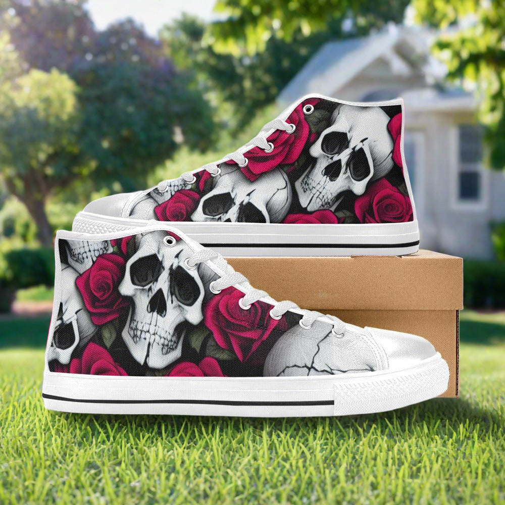 Celtic Orange Black Vivid WOMEN Bold Art - Freaky Shoes | Custom Art Sneakers