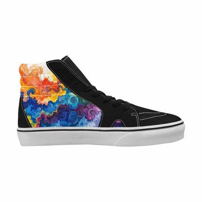 MEN'S Tie High Top Canvas Dreamlike Custom Shoes