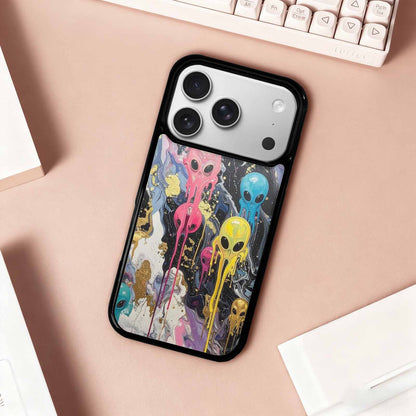 iPhone 17 Pro Case — Aliens Marblemelting Aliens Pa Mif Alien, Custom Print Case Cover