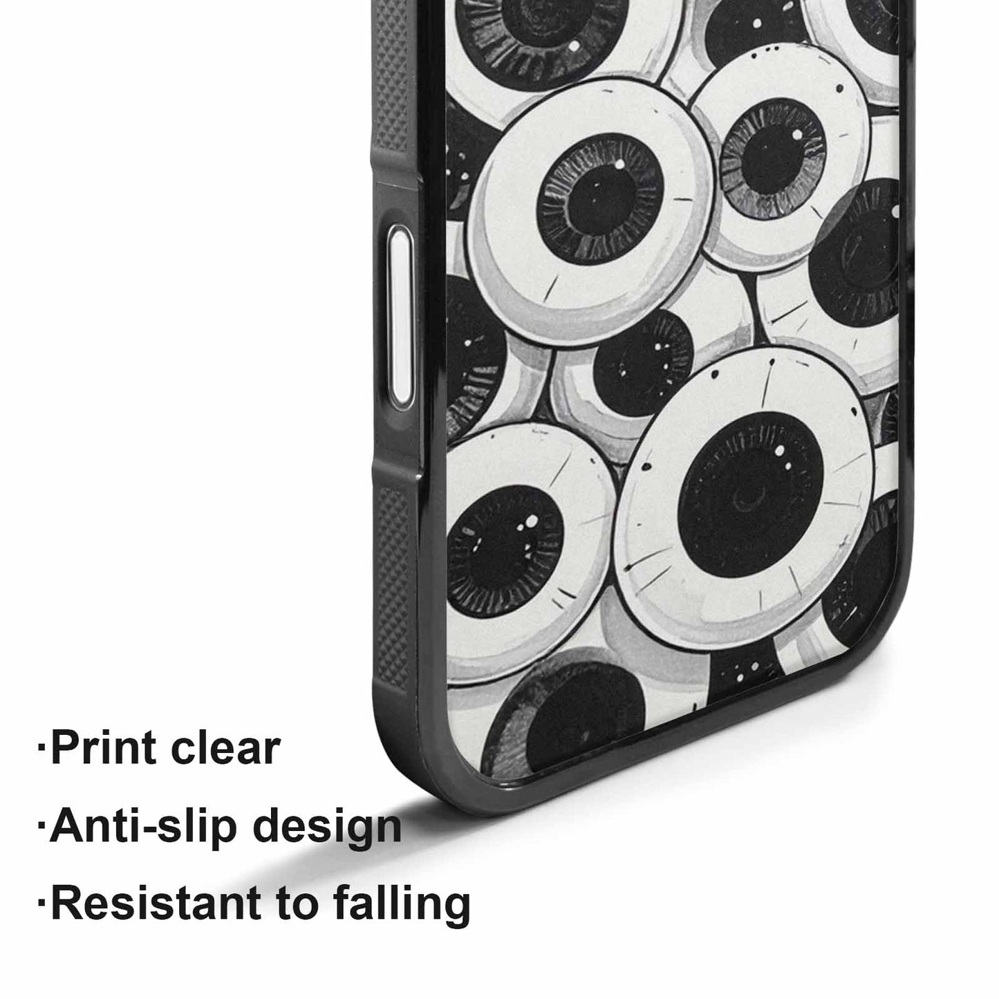 iPhone 17 Case — Googly Cartoon Eyeballs Cartoon Cute, Custom Designed Case Cover