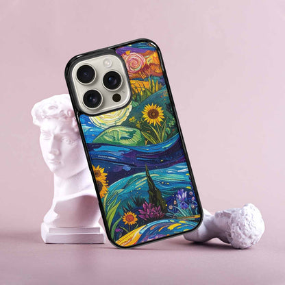 iPhone 16 Pro Case — Blend All Versions Together Melting Together, Custom Printed Phone Case