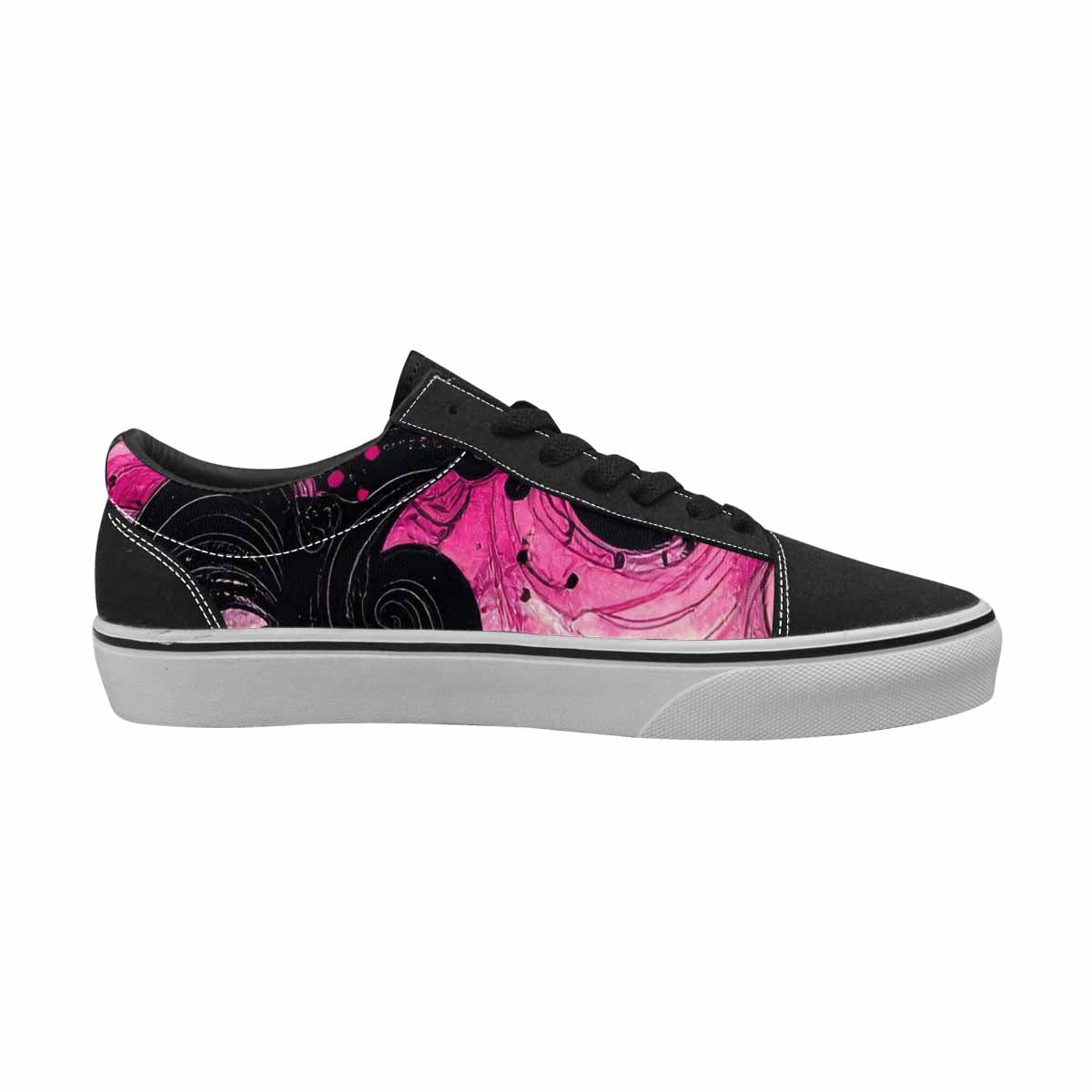WOMEN'S Van Gogh Swirl Lace-Up Canvas Cottagecore Custom Sneakers