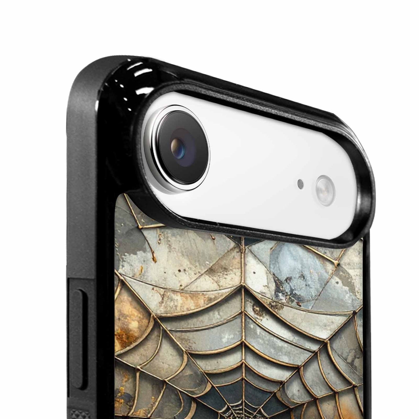 iPhone 17 Air Case — Foil Galaxy Art Spider Galaxy Space, Unique Phone Case Design