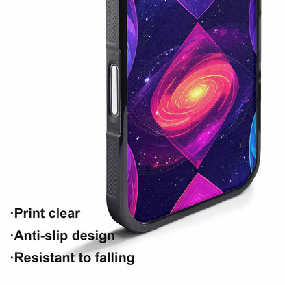 iPhone 17 Pro Max Case — Rose Galaxy Art Seamless Galaxy Space, Custom Art Phone Cover
