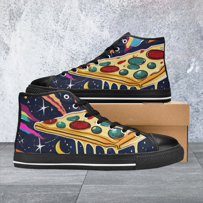 Jellyfish Navy Indigo Handmade WOMEN Bold Art - Freaky Shoes | Custom Art Sneakers