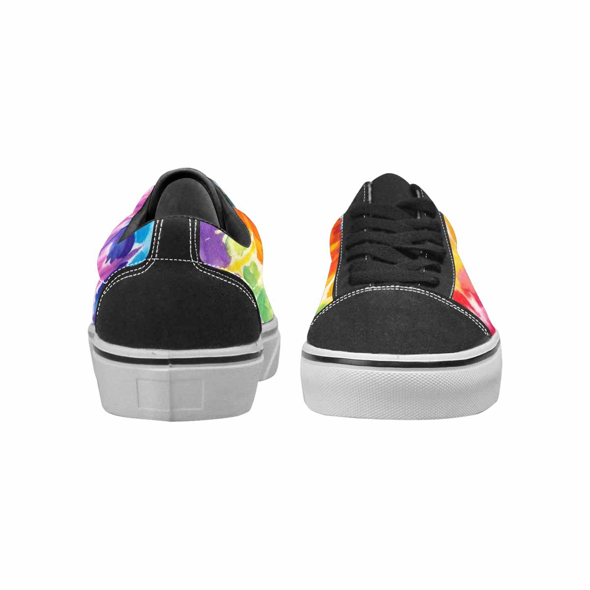 MEN'S Tie Dye Swirl Canvas Lace-Up Vivid Sneakers