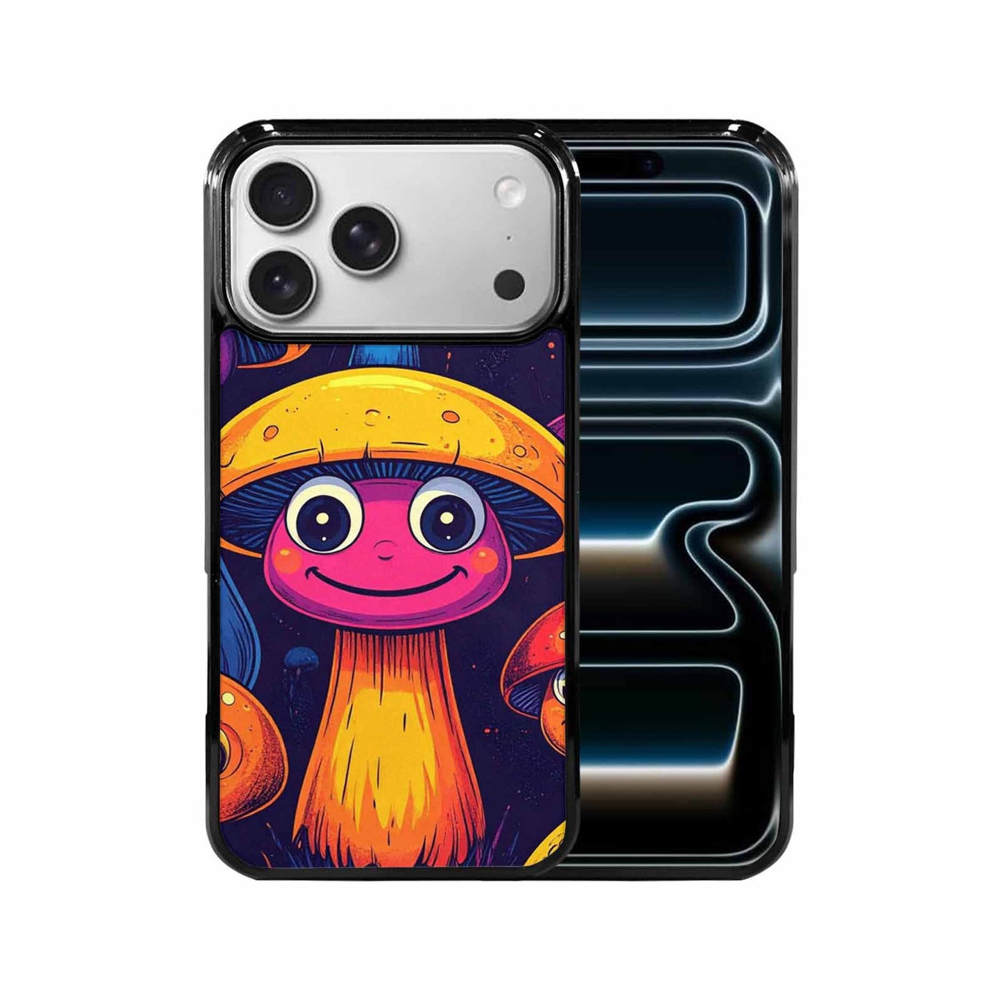 iPhone 17 Pro Max Case — Retro Mushroom Cartoon Art Retro Vintage, Custom Designed Case Cover