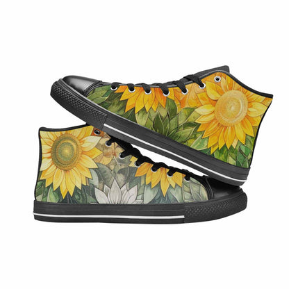 WOMEN'S Blend Melt Them High Top Canvas Dreamcore Custom Shoes