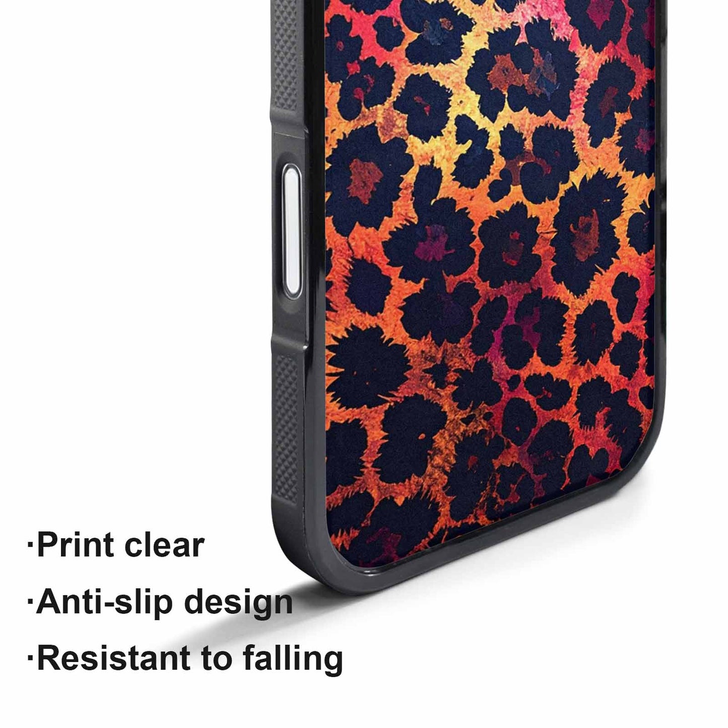 iPhone 17 Pro Max Case — Leopard Print Dark Seamless Animal Print, Unique Phone Case Design