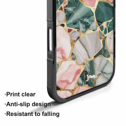 iPhone 17 Case — Small Marble Stone Texture Original Art, Personalized Phone Case