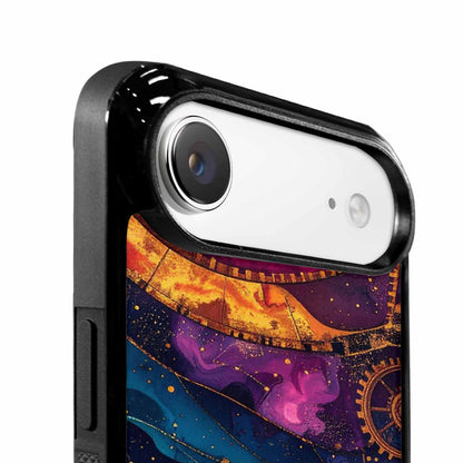 iPhone 17 Air Case — Steampunk Galaxy Art Seamless Pattern Galaxy, Original Design Phone Case