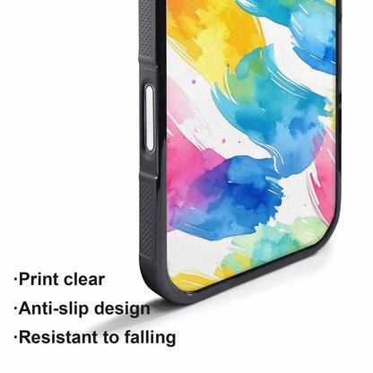 iPhone 17 Pro Case — Trans Strong Watercolor Seamless Pattern Watercolor, Custom Print Case Cover