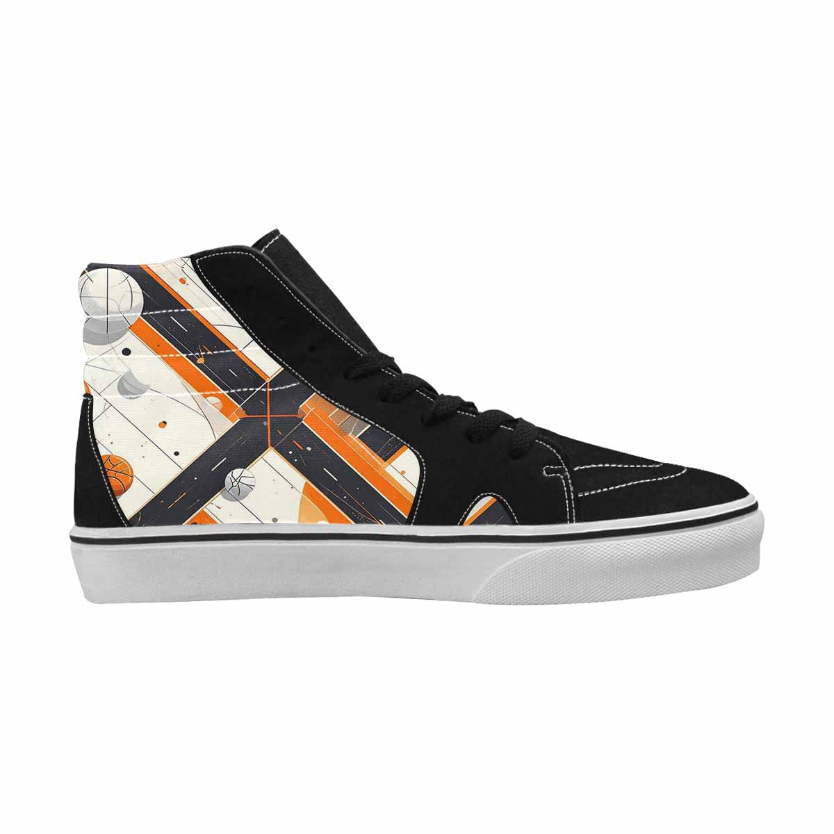 MEN'S Dark Black White Repeat White 3 Ferion