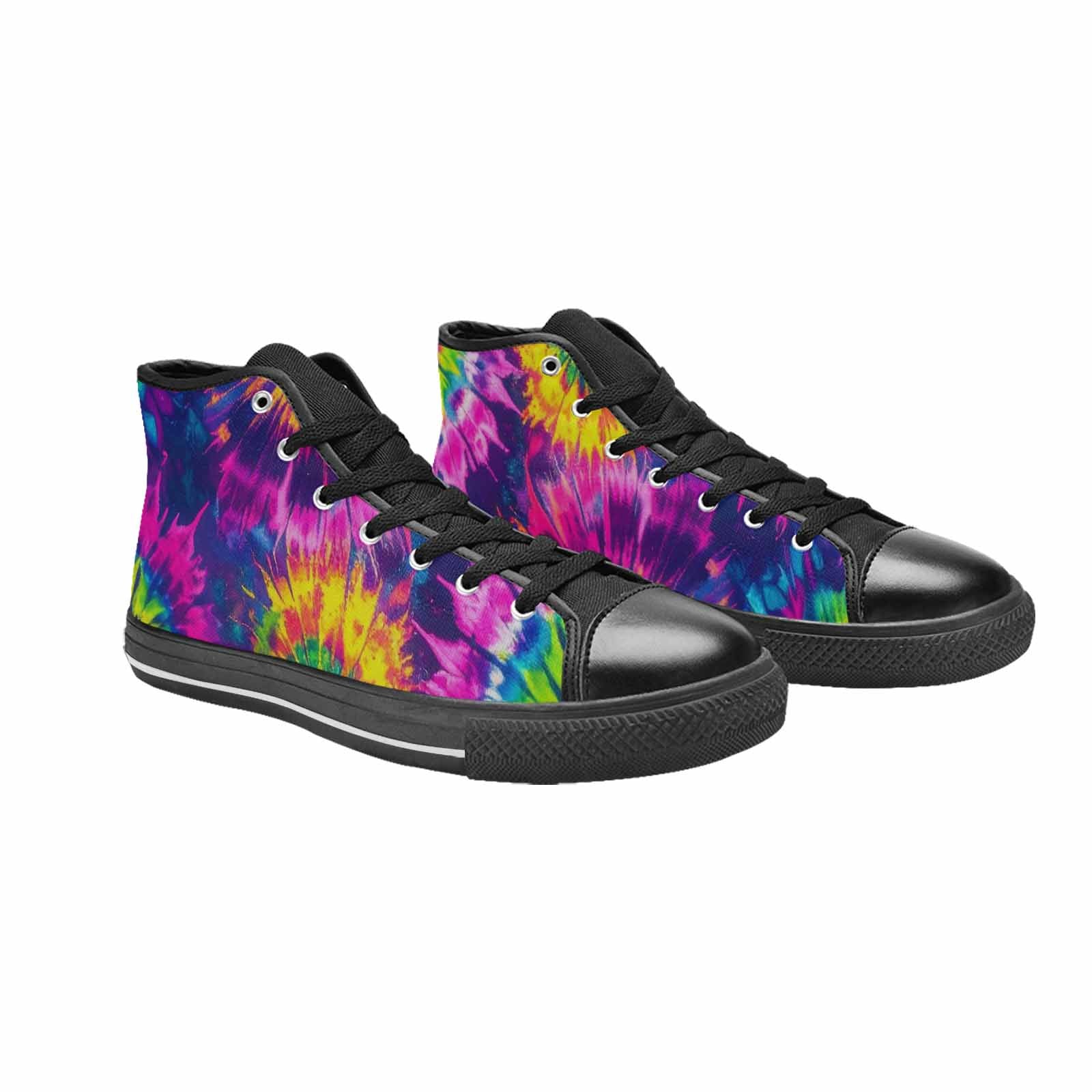 WOMEN'S Tie Dye - High Top Canvas Surreal Sneakers