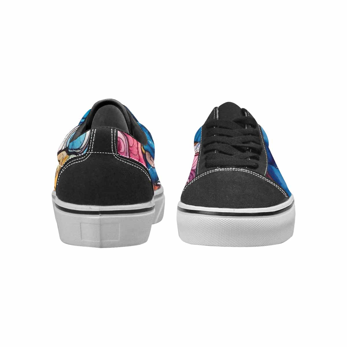 WOMEN'S Tie Lace-Up Canvas Neon Fantasy Custom Shoes