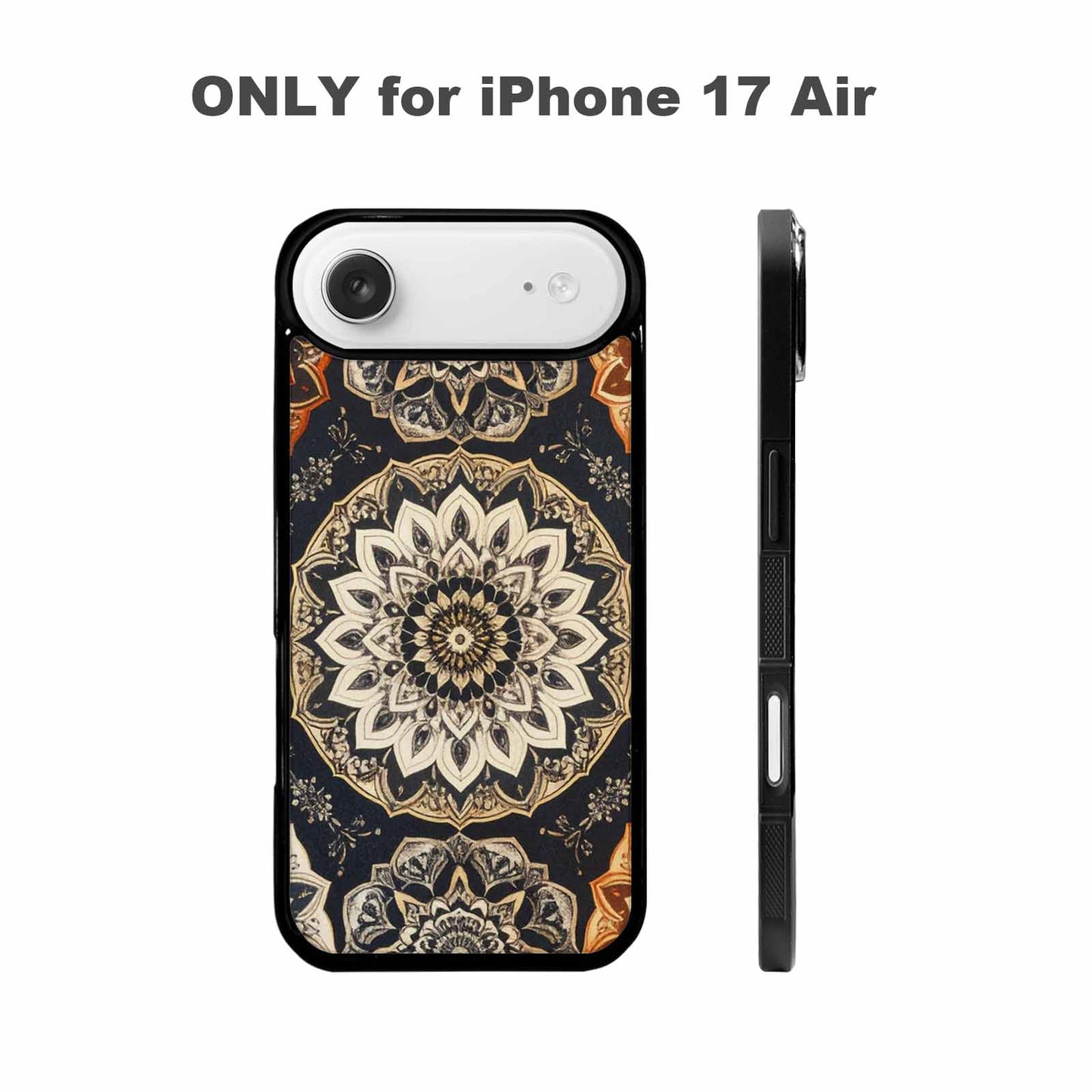 iPhone 17 Air Case — Small Mandala Pattern Randomly Varying Floral, Custom Phone Case