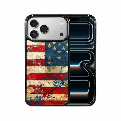 iPhone 17 Pro Max Case — Small American Flag Stars Galaxy Space, Unique Phone Case Design