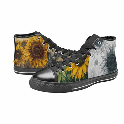 WOMEN'S Blend Melt Them High Top Canvas Cottagecore Shoes