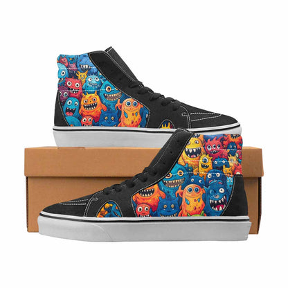 WOMEN'S Monsters High Top Canvas Personalized Y2K Handmade Custom Shoes