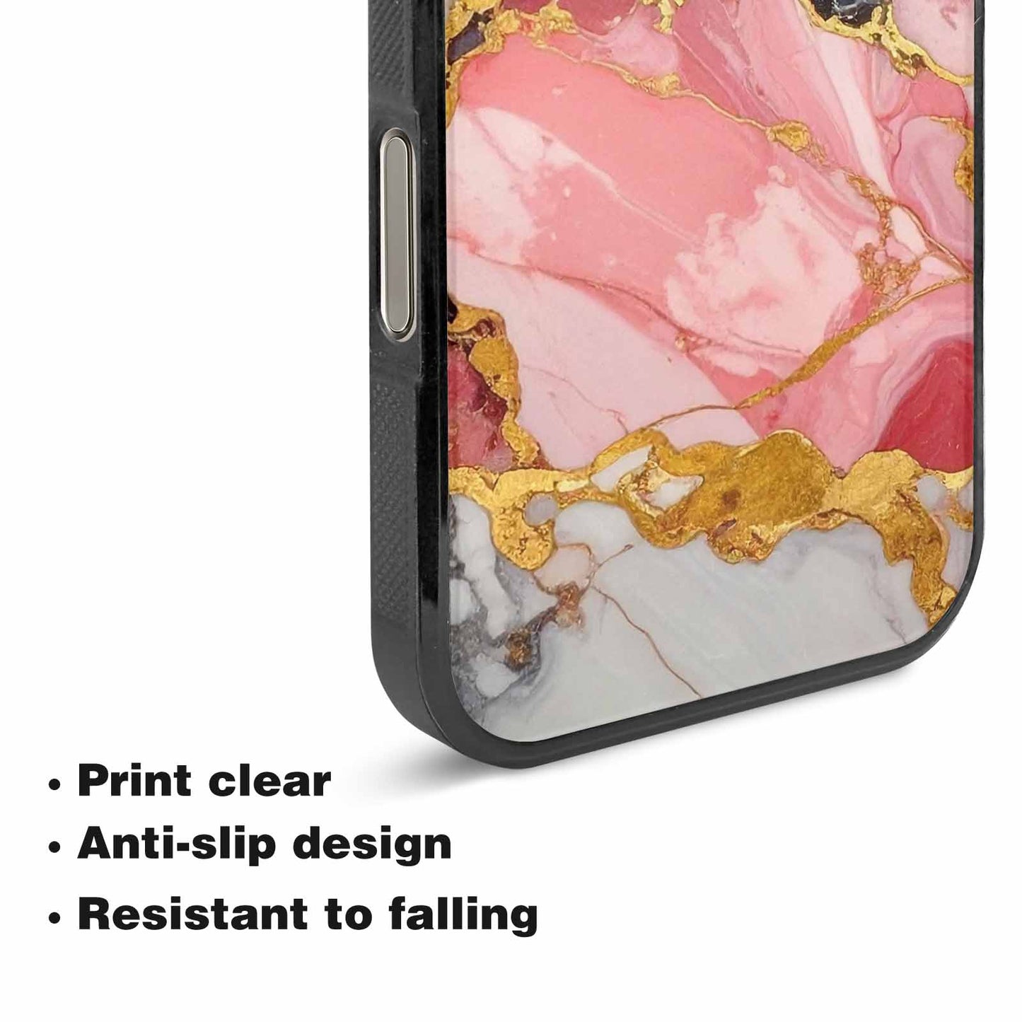 iPhone 16 Pro Max Case — Marble Vein Marble Veins Pattern Hundreds, Unique Phone Case Design