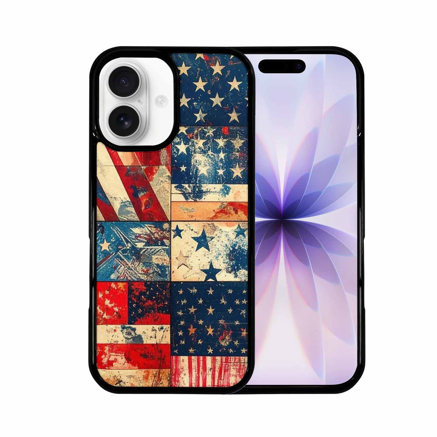 iPhone 17 Case — Small American Flag Stars Galaxy Space, Custom Made Phone Cover