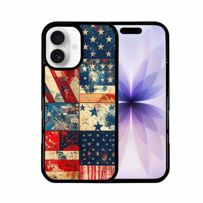 iPhone 17 Case — Small American Flag Stars Galaxy Space, Custom Made Phone Cover