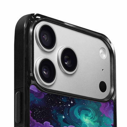 iPhone 17 Pro Case — Seamless Tileable Pattern Of Swirling Galaxy, Custom Made Phone Cover