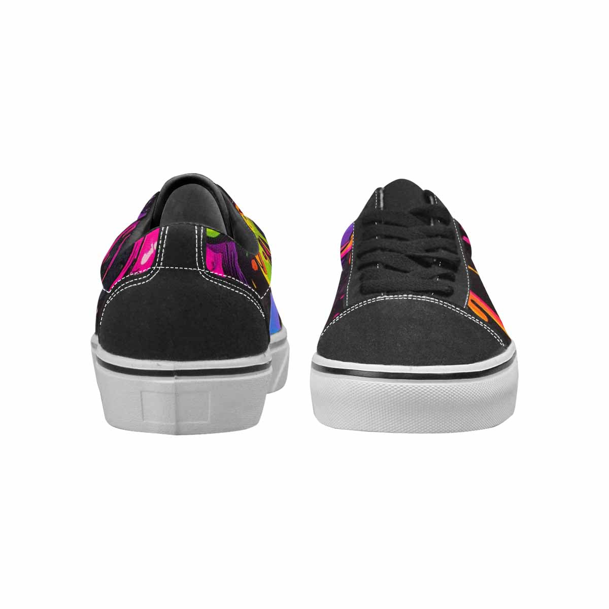 WOMEN'S Vibrant Camo 1000 S Lace-Up Canvas Cottagecore Custom Sneakers