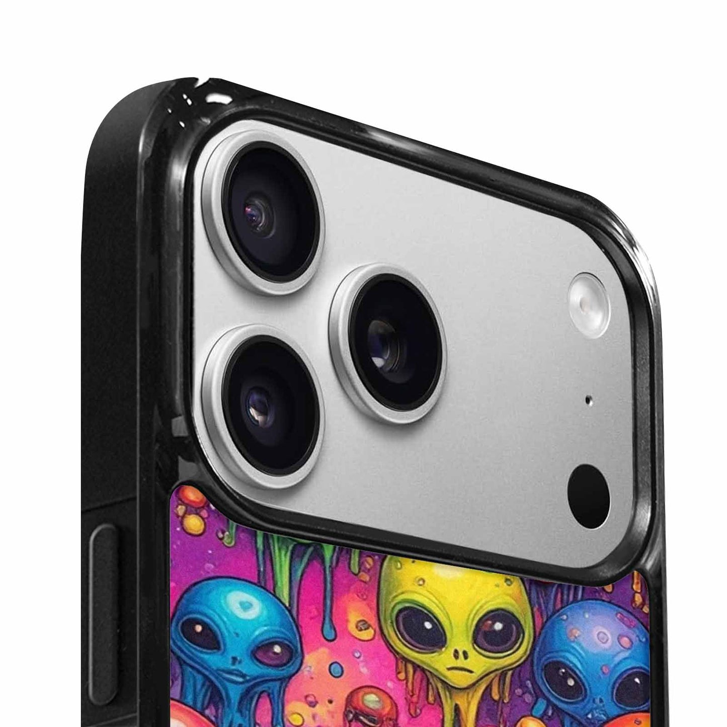iPhone 17 Pro Max Case — Melting Aliens Pattern Alien Scifi, Personalized Phone Case