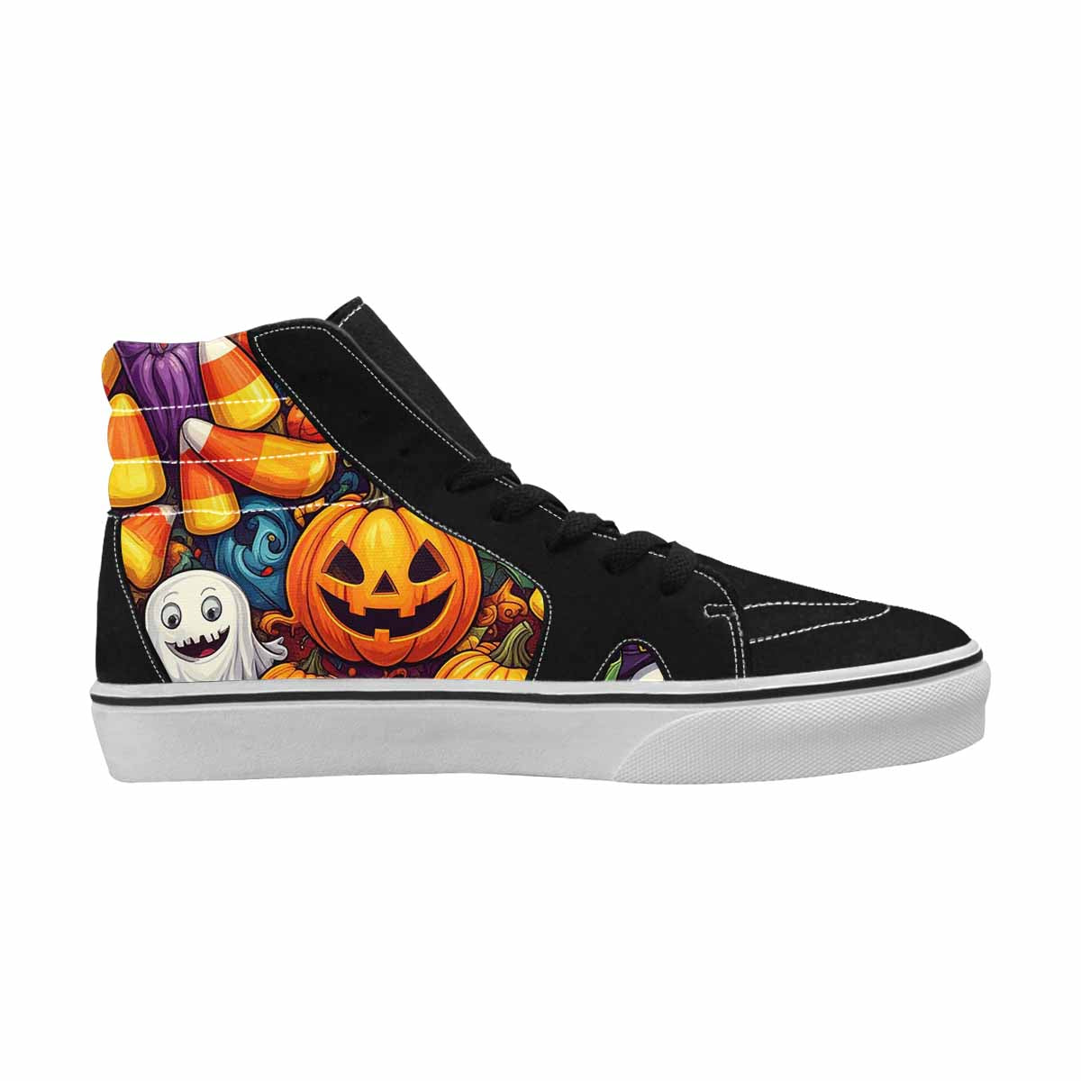 WOMEN'S Halloween Witches Ghouls High Top Canvas Dreamcore Custom Shoes