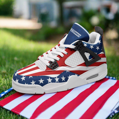 Patriotic USA Stars & Stripes - Freaky Shoes®