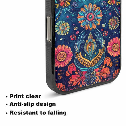 iPhone 16 Pro Max Case — Paisley Mandala, Personalized Phone Case