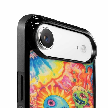iPhone 17 Air Case — Aliens Tie Dyemelting Aliens P Tie, Original Design Phone Case