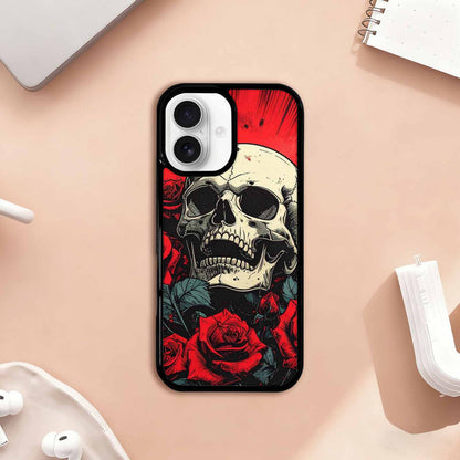 iPhone 17 Case — Skull Dark Art Gothic Print Gothic, Customized Protective Case