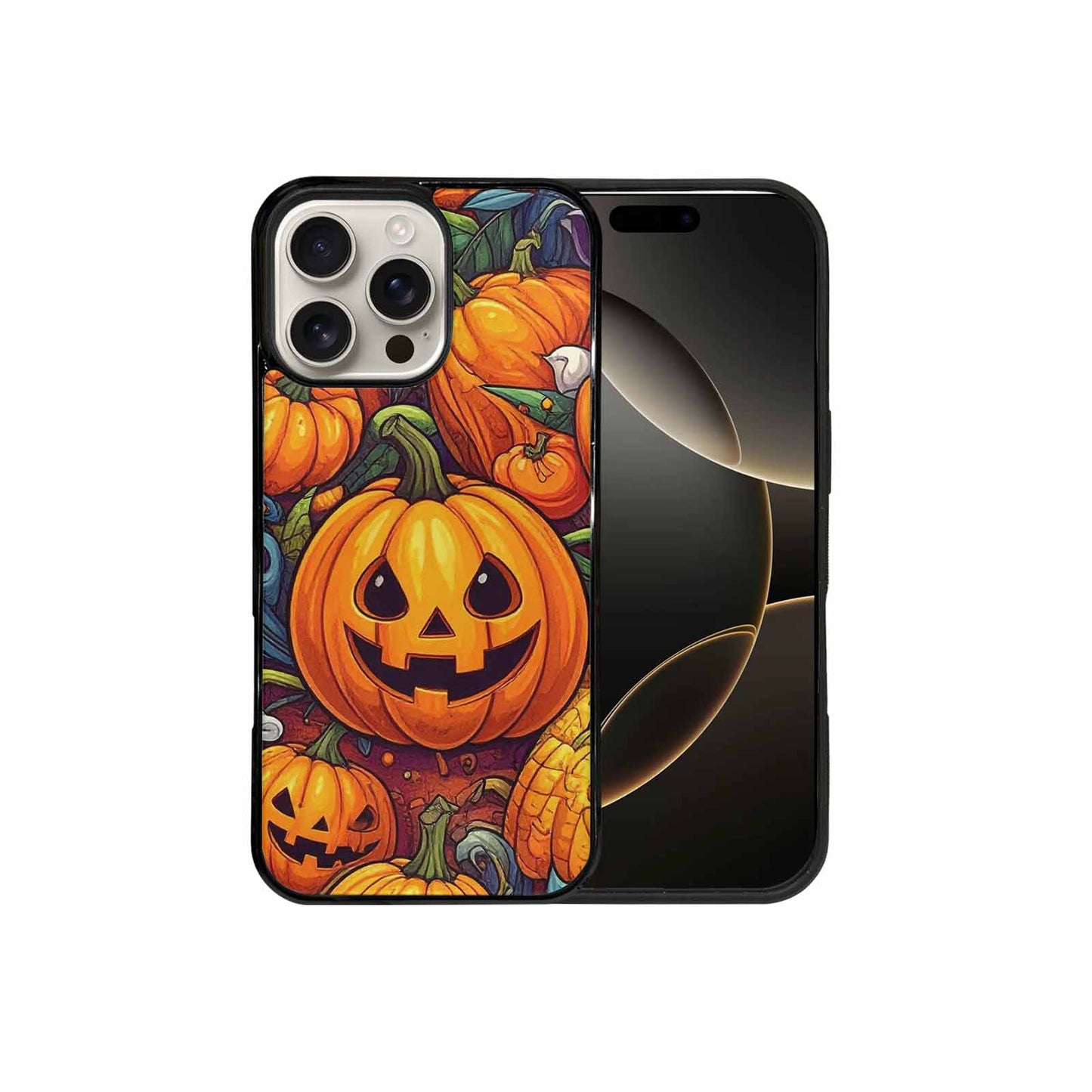 iPhone 16 Pro Max Case — Halloween Art Print Edge To Edge, Unique Phone Case Design