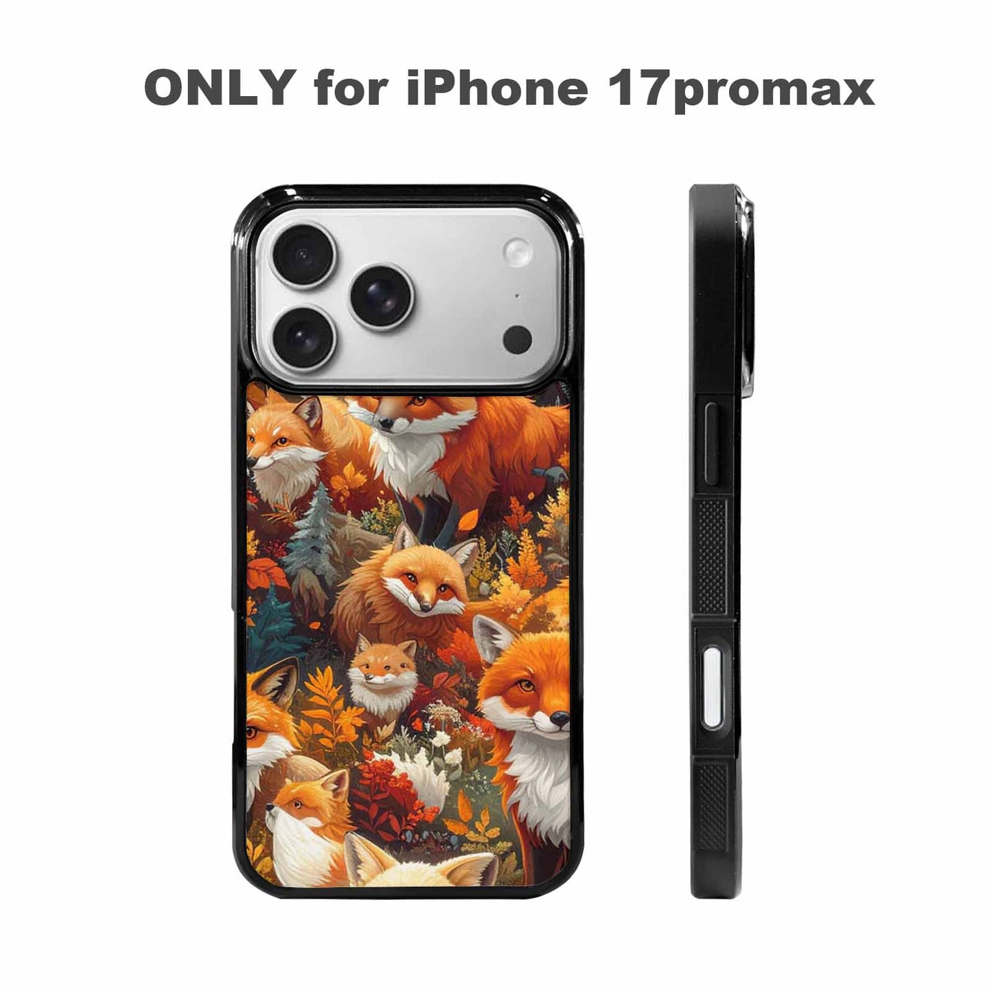 iPhone 17 Pro Max Case — Fox Forest Fox Forest Original Art, Custom Printed Phone Case