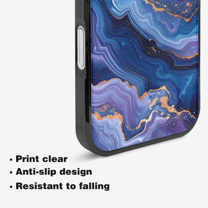 iPhone 16 Plus Case — Marble Galaxy, Custom Print Case Cover