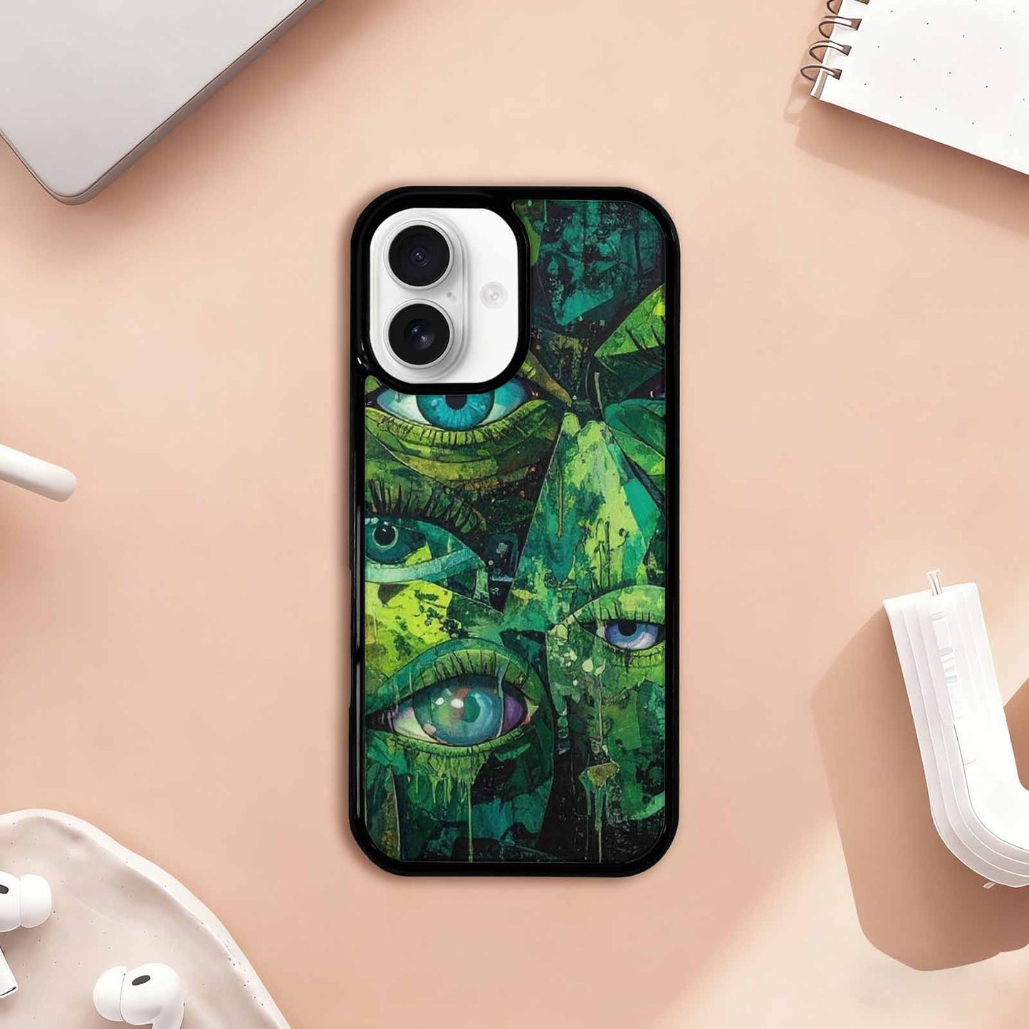 iPhone 17 Case — Seamless Repeating Pattern Of Cartoon Cute, Custom Art Phone Cover