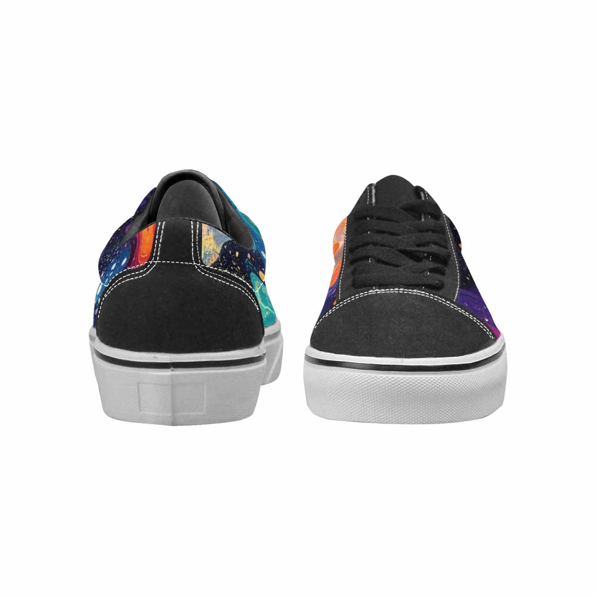 WOMEN'S Galaxy Art - Canvas Lace-Up Surreal Sneakers