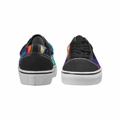 WOMEN'S Galaxy Art - Canvas Lace-Up Surreal Sneakers