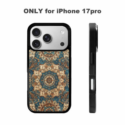 iPhone 17 Pro Case — Small Mandala Pattern Randomly Varying Floral, Custom Phone Case