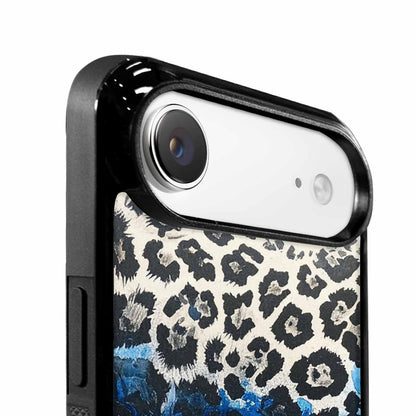 iPhone 17 Air Case — Animal Print Black Blue Ink Animal, Custom Phone Case