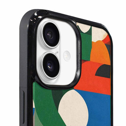 iPhone 17 Case — Memphis Art Pattern (1) Retro Vintage, Custom Art Phone Cover