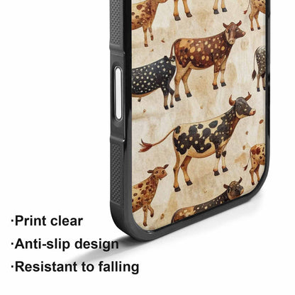iPhone 17 Case — Small Cow Animal Print Animal Print, Custom Made Phone Cover