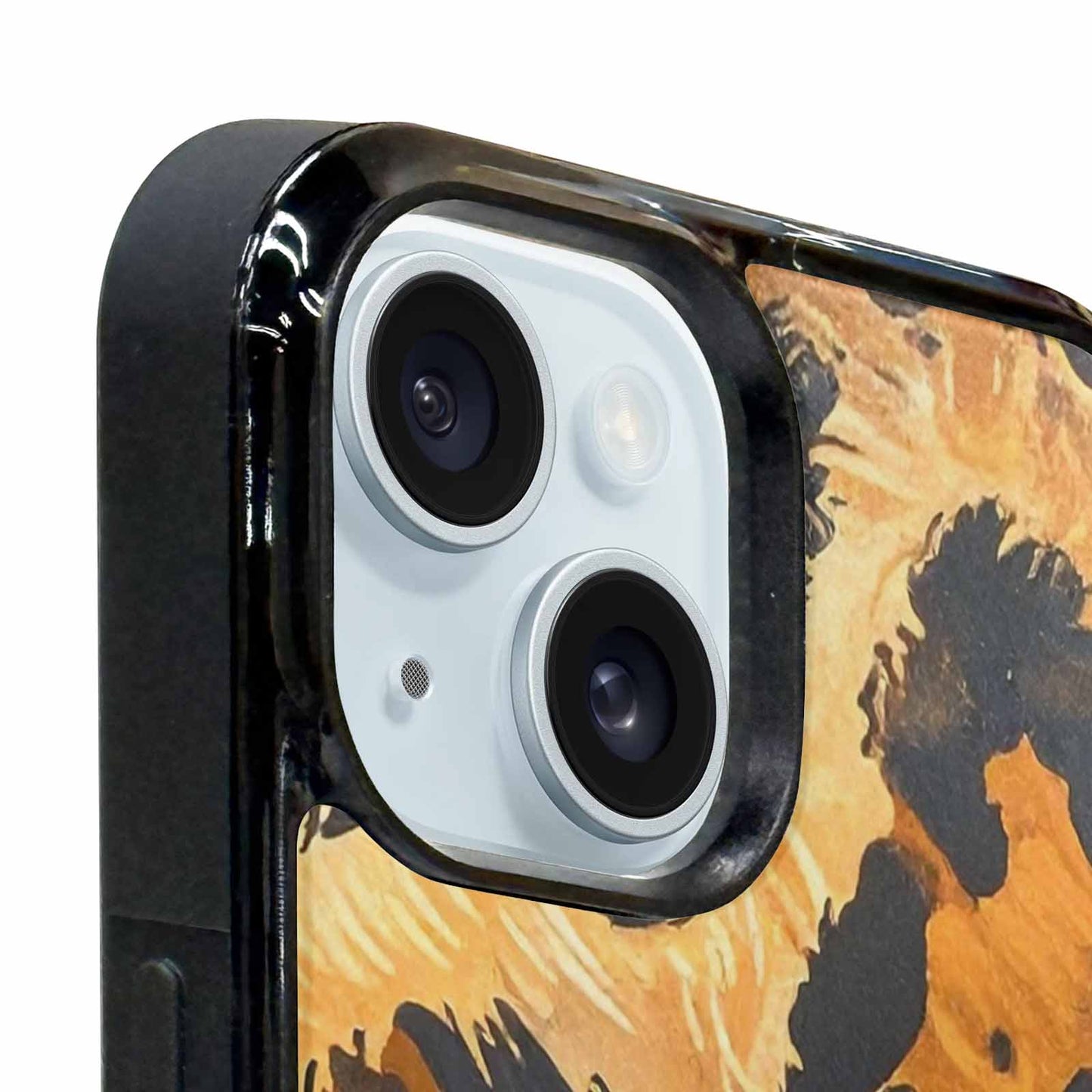iPhone 15 Plus Case — Leopard Soft Airbrush Gradient, Original Design Phone Case