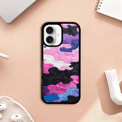 iPhone 17 Case — Vivid Camo Genderfluid Camo, Custom Designed Case Cover