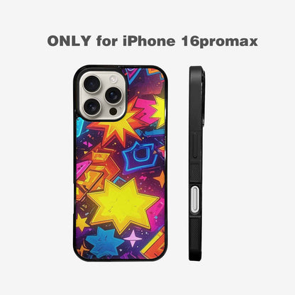 iPhone 16 Pro Max Case — 80s Retro Motif 80s Retro Motifs, Unique Phone Case Design