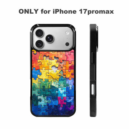 iPhone 17 Pro Max Case — Autism Puzzle Pieces Puzzle Original Art, Original Design Phone Case