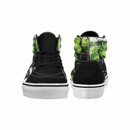 MEN'S Reptile Scale High Top Canvas Surreal Shoes