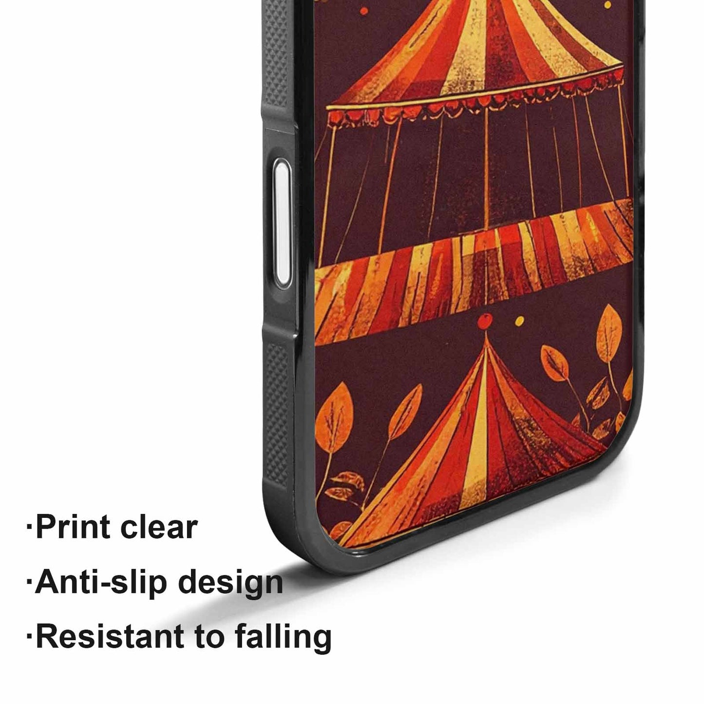 iPhone 17 Case — Vintage Circus Art Pattern Retro Vintage, Custom Designed Case Cover